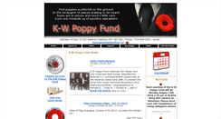 Desktop Screenshot of kwpoppyfund.ca