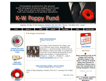 Tablet Screenshot of kwpoppyfund.ca